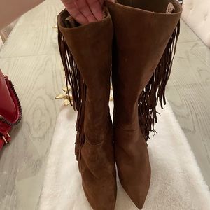 Sam Edelman Suede Brown Boots.